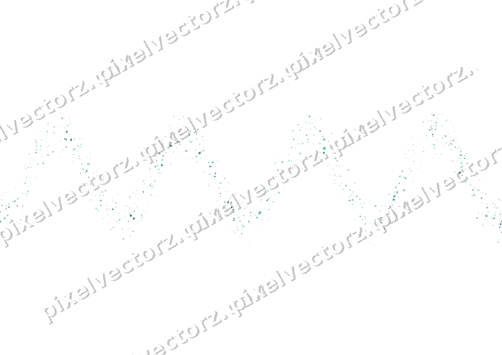 Nahtlose Glitzerwelle aus Punkten und Rauten auf transparentem Grund