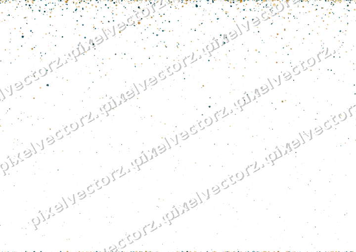 Nahtloser Glitzerregen aus Sternen und Herzen auf transparentem Grund