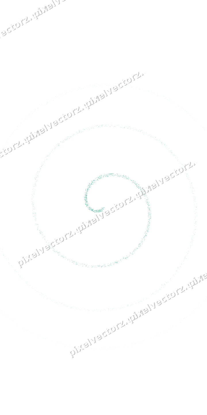 Nahtlose Glitzerspirale aus Sektschalen auf transparentem Grund