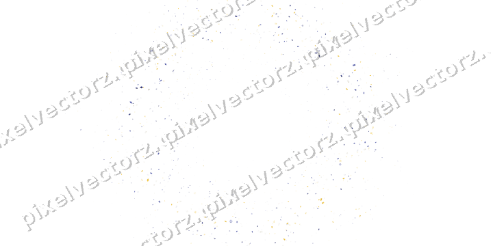 Nahtloser Glitzerkranz in Dunkelblau auf transparentem Grund