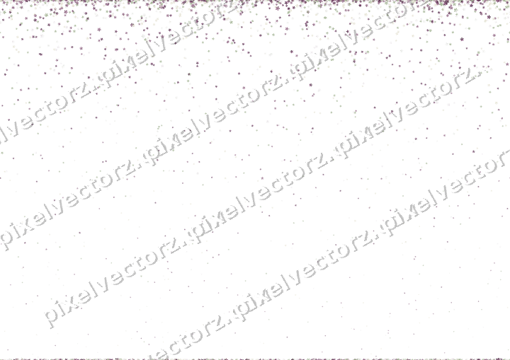 Nahtloser Glitzerregen aus Blüten auf transparentem Grund