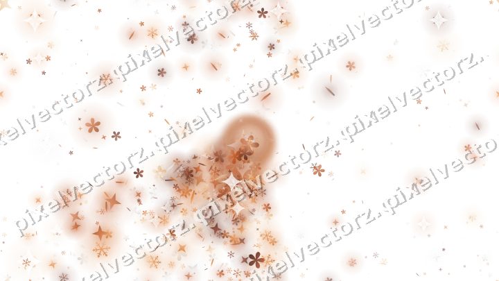 Nahtloser Glitzerfächer auf transparentem Grund