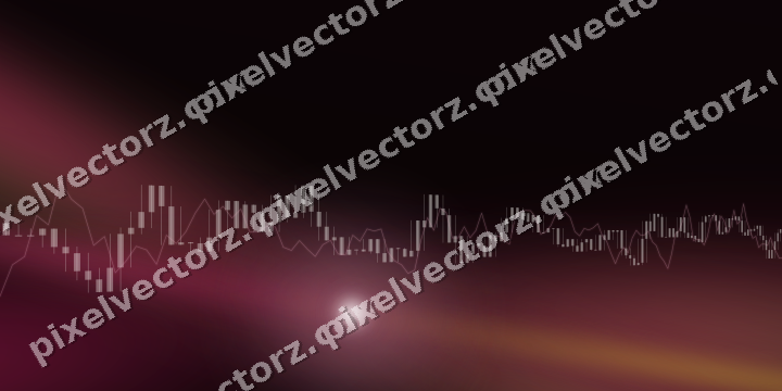 Leuchtender Neon Diagramm Hintergrund in Rosa und Gelb