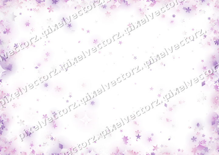 Nahtlose Glitzervignette in Magenta auf transparentem Grund