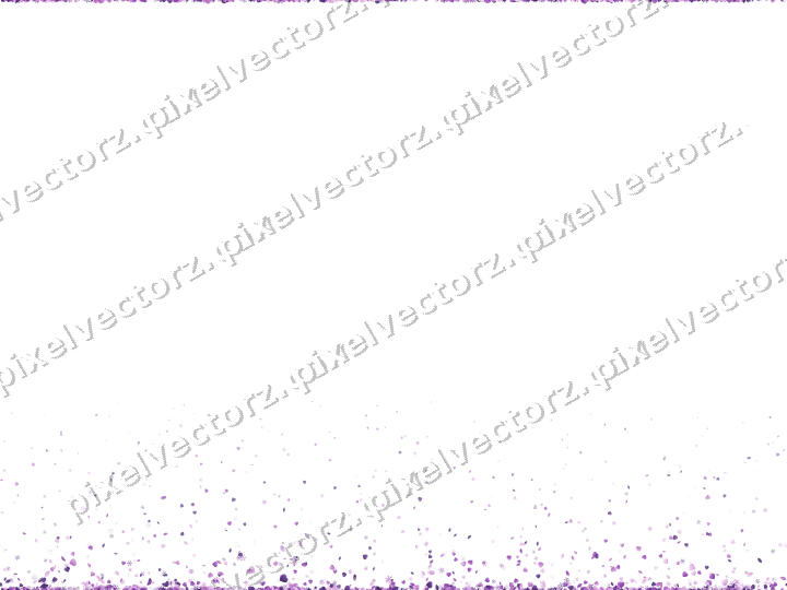 Nahtloser Randglitzer in Violett auf transparentem Grund