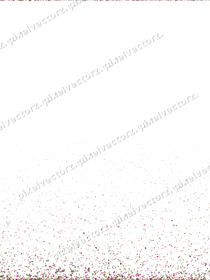 Nahtloser Glitzeraufstieg aus Konfetti auf transparentem Grund