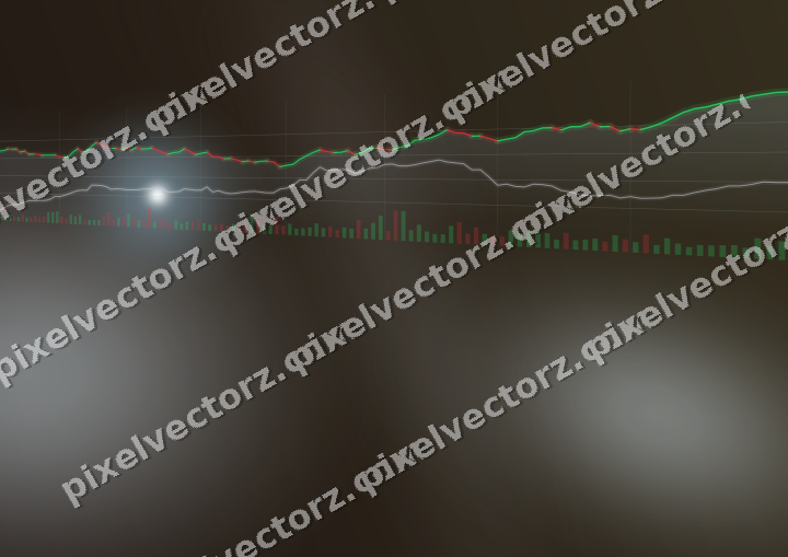 Leuchtender Neon Diagramm Hintergrund in Türkis und Rot
