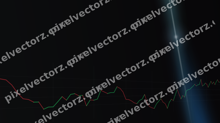 Leuchtender Neon Diagramm Hintergrund in Blau und Petrol