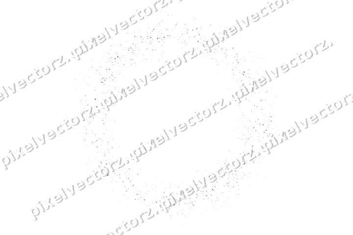 Nahtloser Glitzerkranz in Dunkelrot auf transparentem Grund
