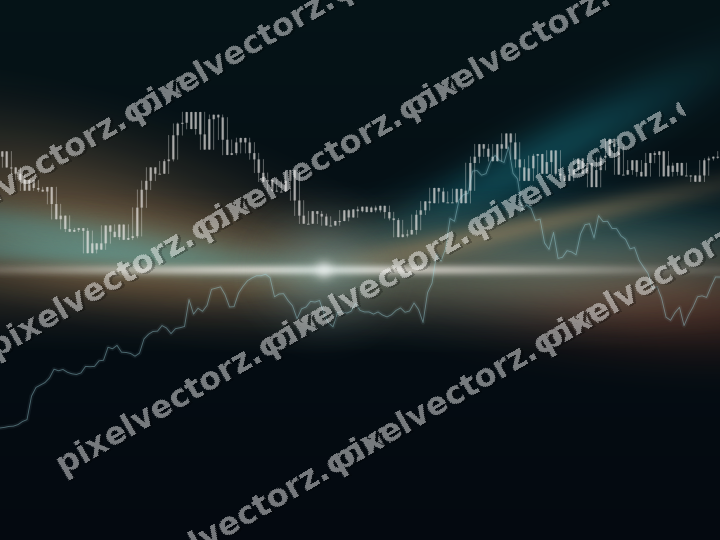Leuchtender Neon Diagramm Hintergrund in Petrol und Orange