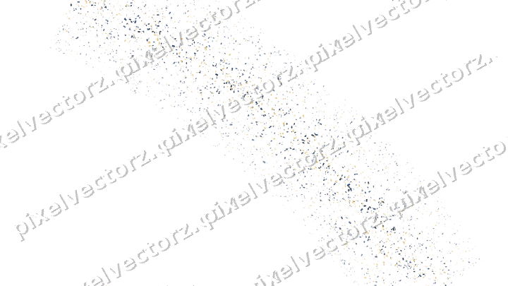 Nahtloser Glitzerbogen aus Tropfen und Rauten auf transparentem Grund