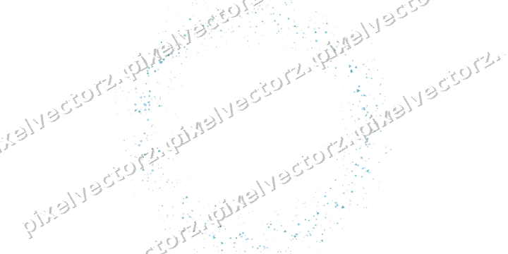 Nahtloser Glitzerkranz in Türkis und Blassblau auf transparentem Grund