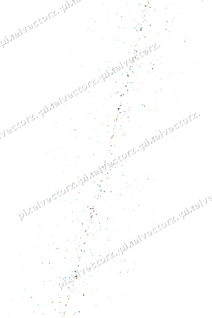 Nahtloses Glitzerband aus Blüten und Punkten auf transparentem Grund
