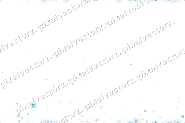 Nahtloser Glitzeraufstieg in Türkis auf transparentem Grund
