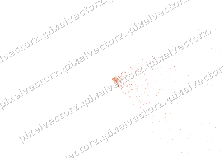 Nahtloser Glitzerfächer aus Funken in Rot auf transparentem Grund