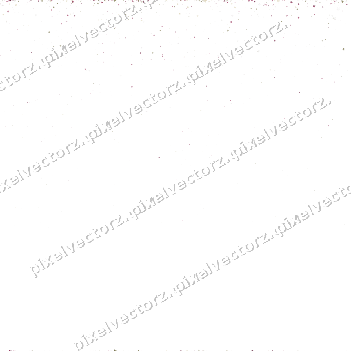 Nahtloser Glitzerregen aus Funken und Blüten auf transparentem Grund