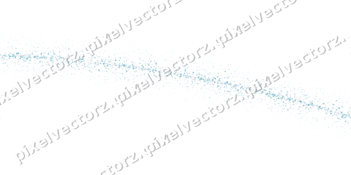Nahtloser Glitzerbogen in Türkis und Blassblau auf transparentem Grund