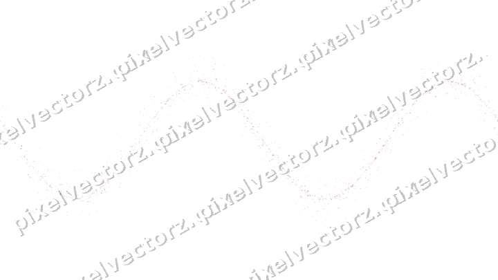 Nahtlose Glitzerwelle aus Sternen in Blassrosa auf transparentem Grund
