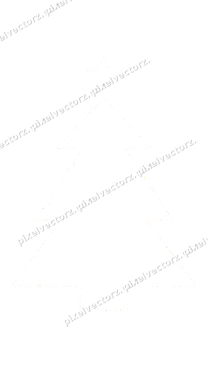 Nahtloser Glitzer-Weihnachtsbaum in Rot auf transparentem Grund
