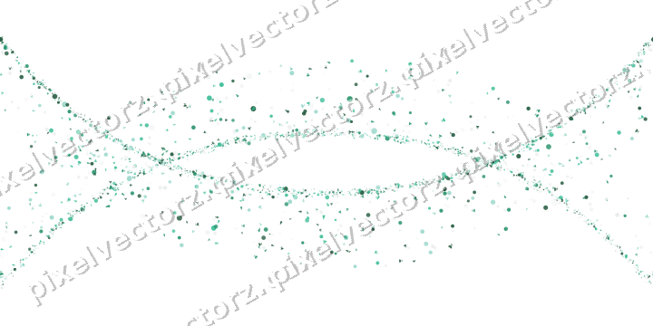 Nahtlose Glitzergirlande auf transparentem Grund