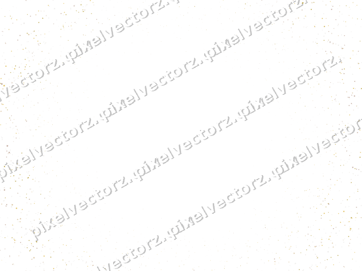 Nahtloser Glitzerkranz aus Funken in Bernstein auf transparentem Grund