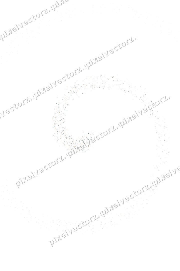 Nahtlose Glitzerspirale aus Sternen auf transparentem Grund