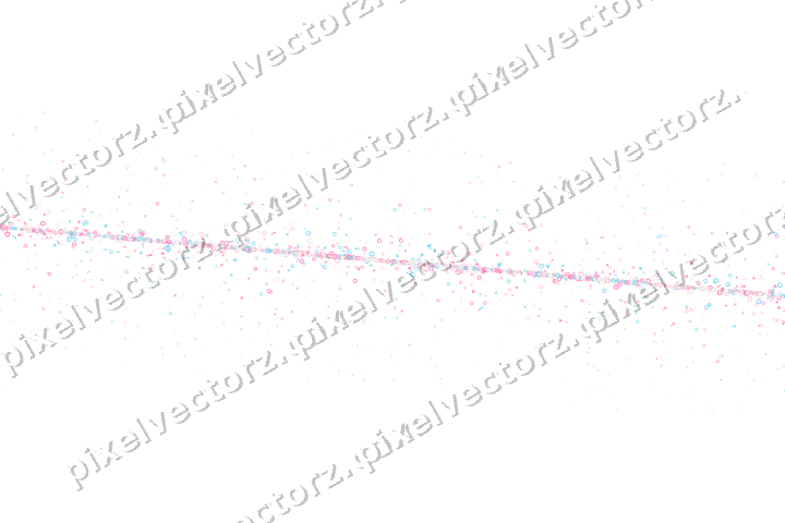 Nahtloses Glitzerband in Rosa und Türkis auf transparentem Grund