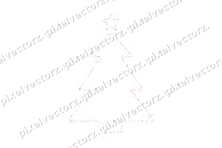 Nahtloser Glitzer-Weihnachtsbaum in Dunkelrosa auf transparentem Grund