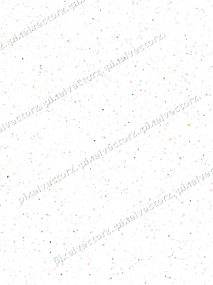 Nahtlose Glitzerstreuung in Rosa und Bernstein auf transparentem Grund