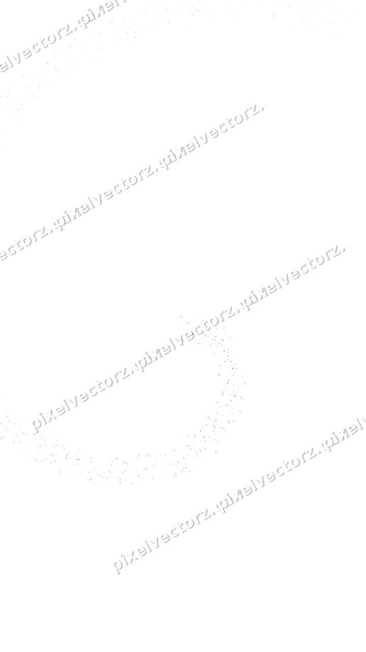 Nahtlose Glitzerspirale in Violett auf transparentem Grund