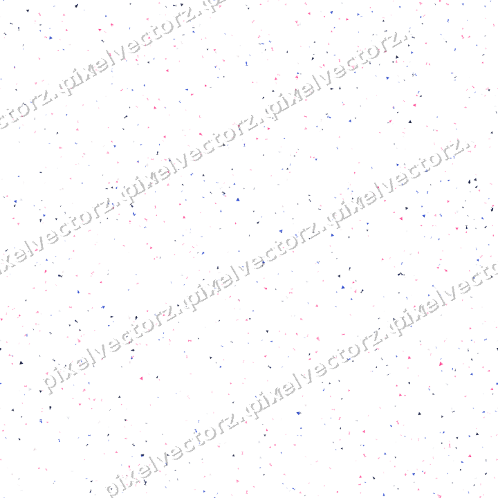 Nahtlose Glitzerstreuung in Rosa und Blau auf transparentem Grund