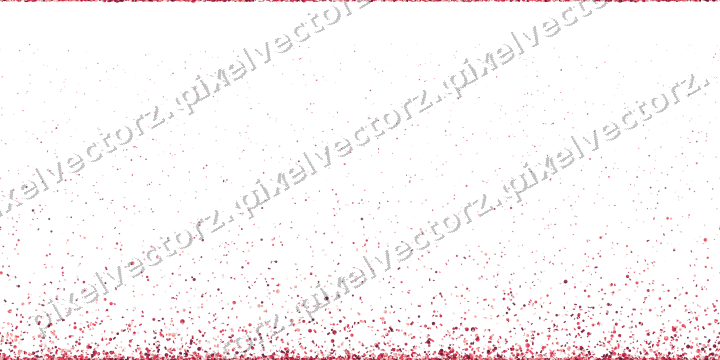 Nahtloser Glitzeraufstieg in Rosa und Rot auf transparentem Grund