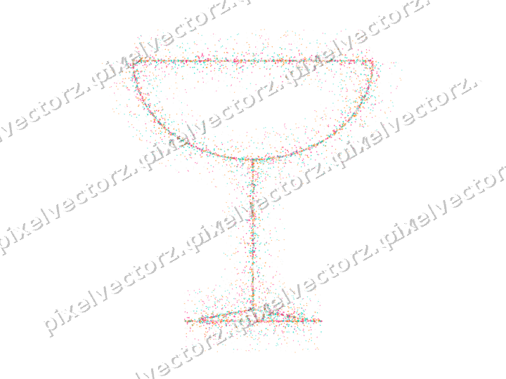 Nahtlose Glitzer-Sektschale aus Sektschalen auf transparentem Grund