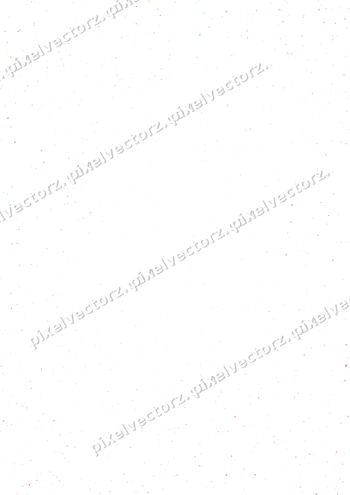 Nahtlose Glitzervignette in Blau und Rot auf transparentem Grund