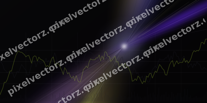 Leuchtender Neon Diagramm Hintergrund in Blau und Violett