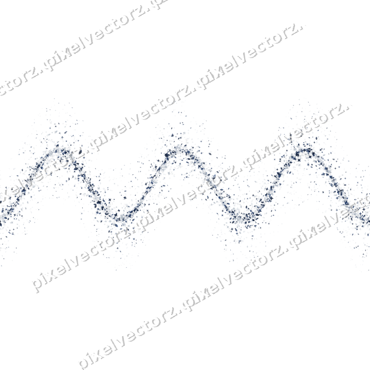 Nahtlose Glitzerwelle aus Funken und Tropfen auf transparentem Grund