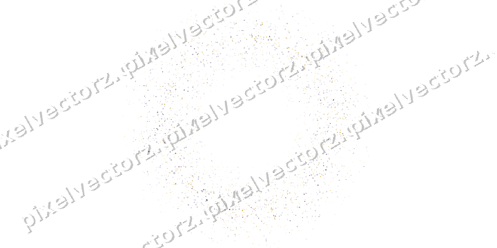 Nahtloser Glitzerkranz aus Sternen und Punkten auf transparentem Grund