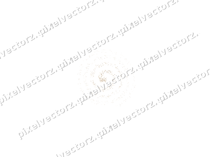 Nahtlose Glitzerspirale in Bernstein auf transparentem Grund