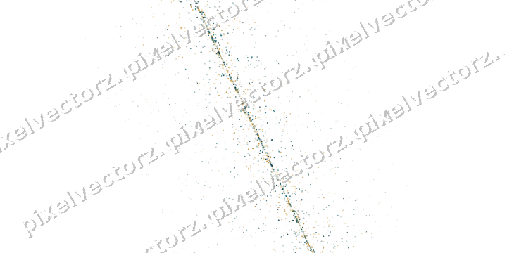 Nahtloses Glitzerband in Bernstein auf transparentem Grund