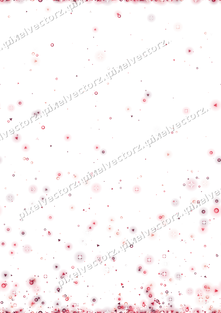 Nahtloser Glitzeraufstieg in Rosa und Rot auf transparentem Grund