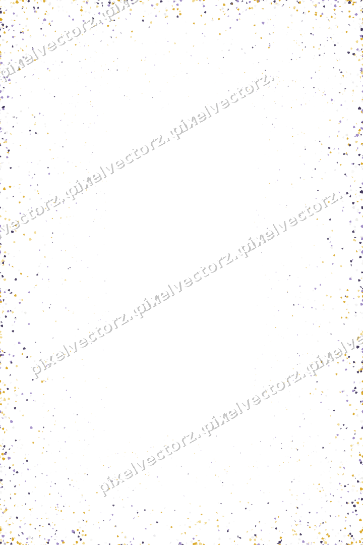 Nahtlose Glitzervignette in Bernstein auf transparentem Grund