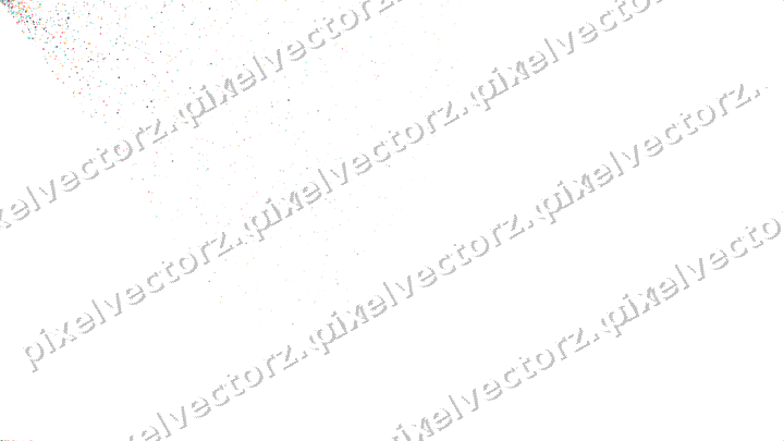 Nahtloser Glitzerfächer aus Sternen und Funken auf transparentem Grund