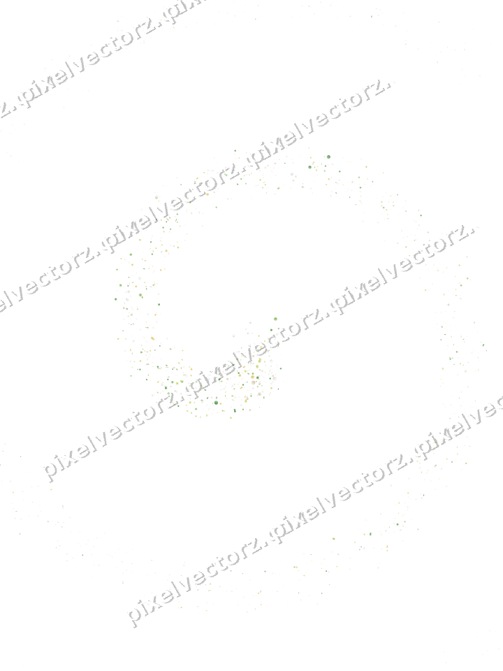 Nahtlose Glitzerspirale in Limette und Gelb auf transparentem Grund