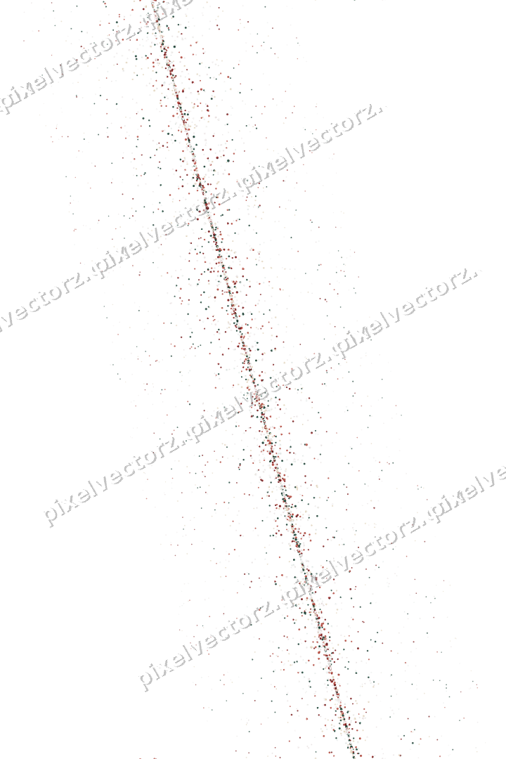 Nahtloses Glitzerband aus Herzen und Punkten auf transparentem Grund