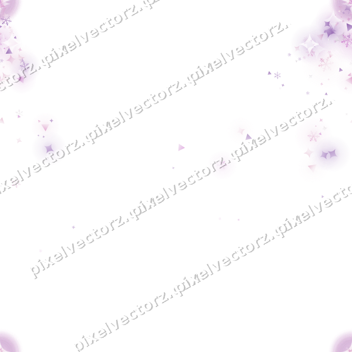 Nahtloser Glitzerfächer in Magenta und Violett auf transparentem Grund
