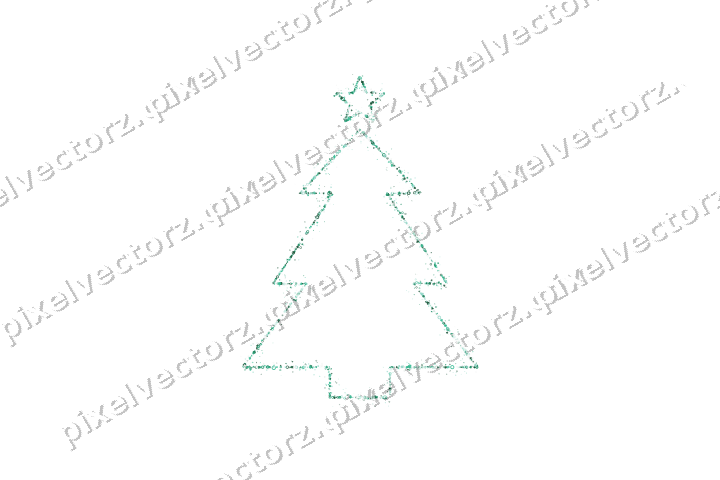 Nahtloser Glitzer-Weihnachtsbaum auf transparentem Grund