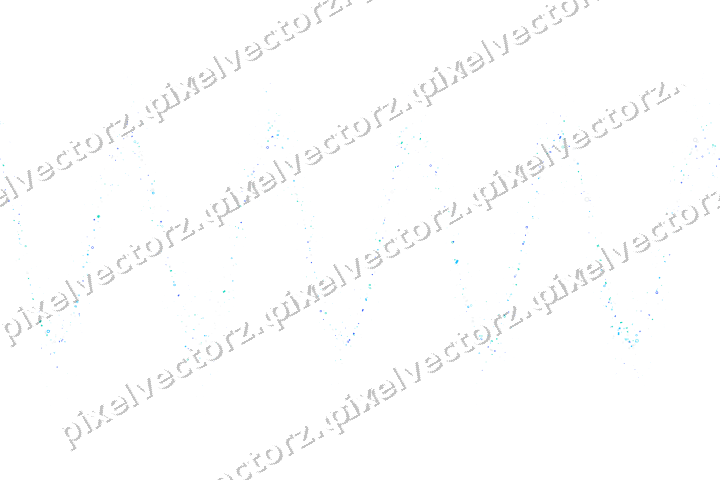 Nahtlose Glitzerwelle aus Sternen und Ringen auf transparentem Grund