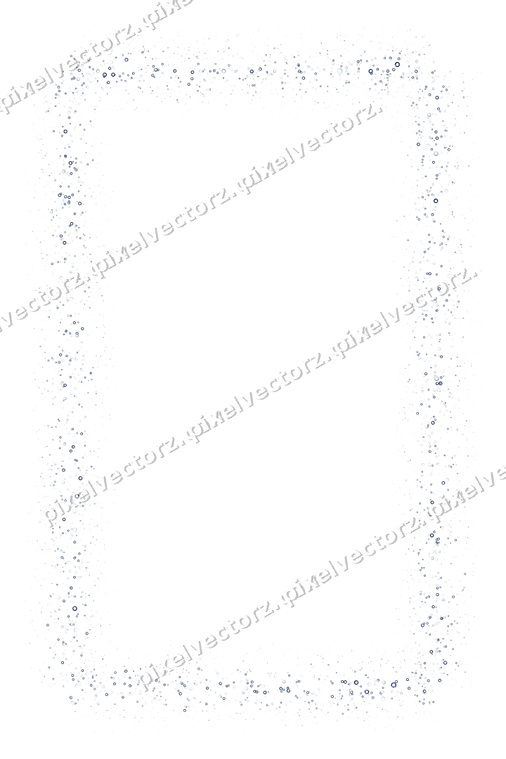 Nahtloser Glitzerrahmen aus Ringen auf transparentem Grund