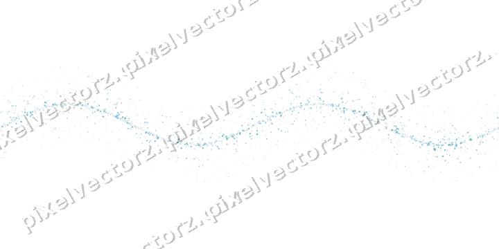 Nahtlose Glitzerwelle aus Herzen in Türkis auf transparentem Grund