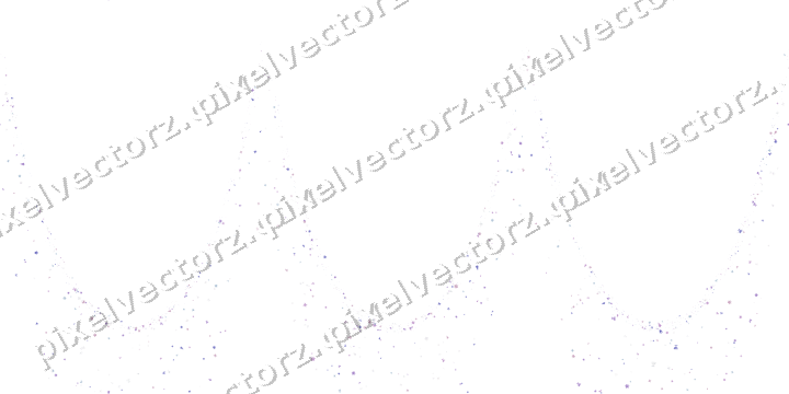 Nahtlose Glitzergirlande in Violett und Blau auf transparentem Grund